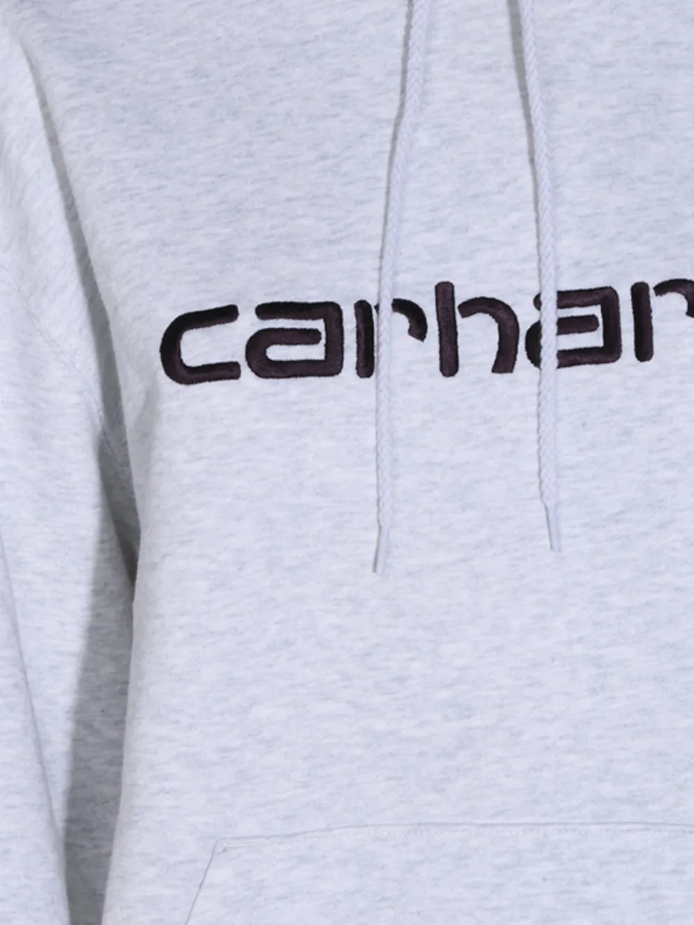 Carhartt WIP Hoodie met geborduurd logo Grijs