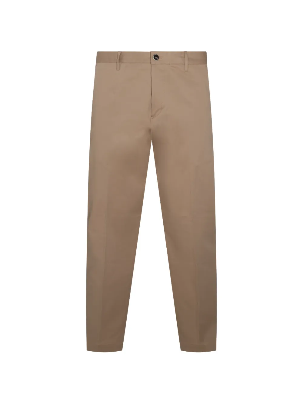 Nine In The Morning Hose mit Logo-Patch - Braun