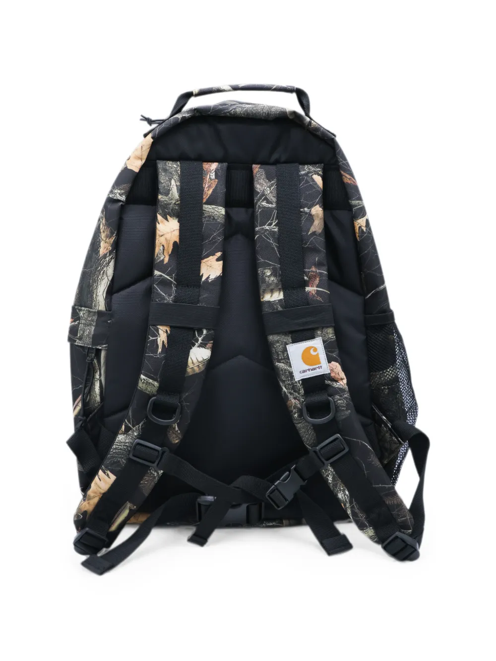 Carhartt WIP Rugzak met gespsluiting en camouflageprint Zwart