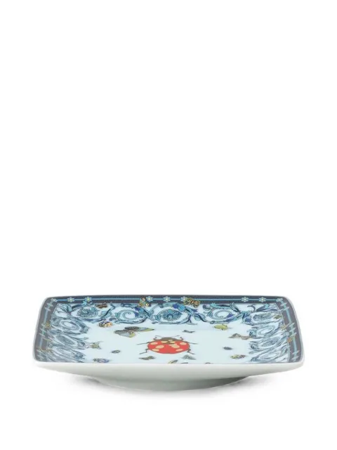 Versace Le Jardin square plate 12 cm