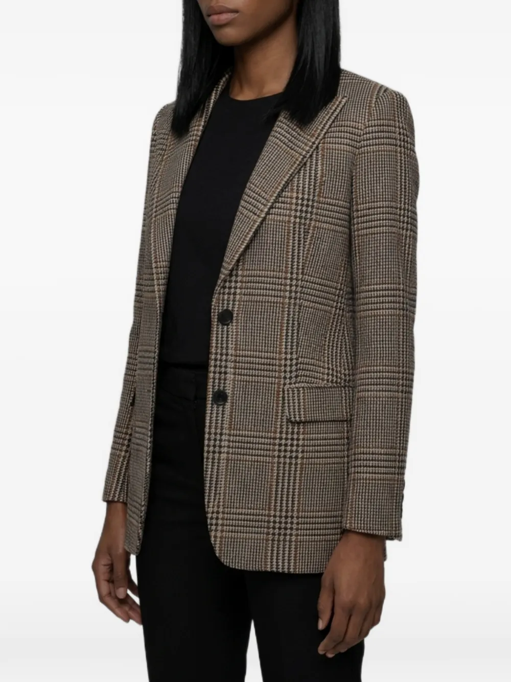 Tagliatore Bertha checked blazer Bruin