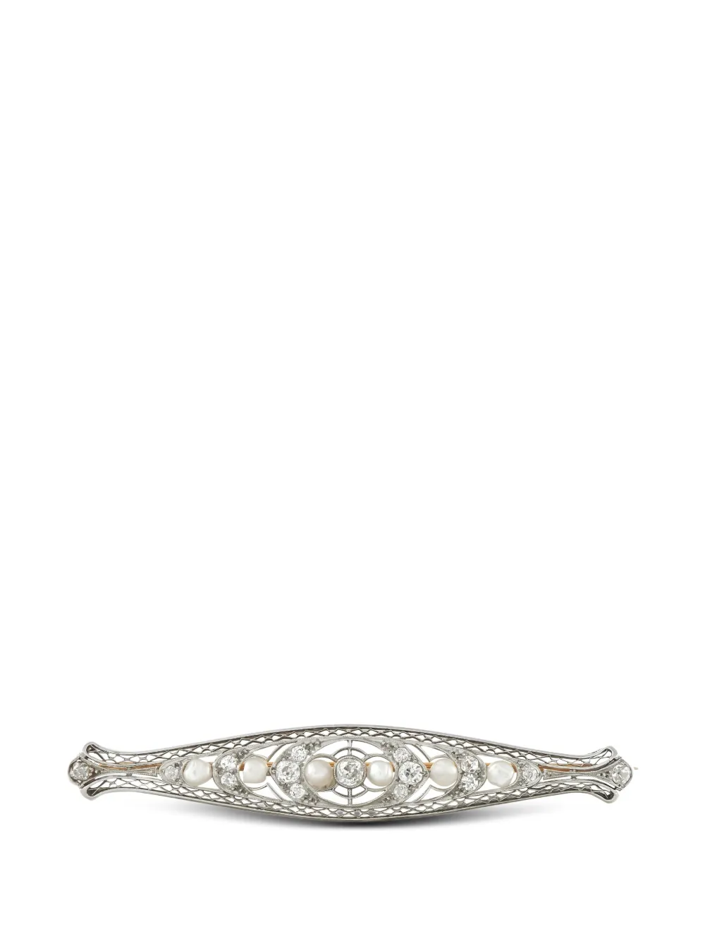 LB Exclusive broche en diamants et perle - Argent