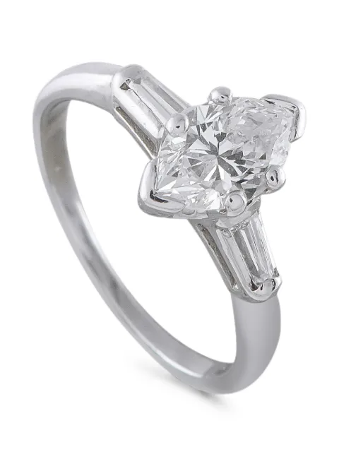 LB Exclusive anillo con diamante marquesa