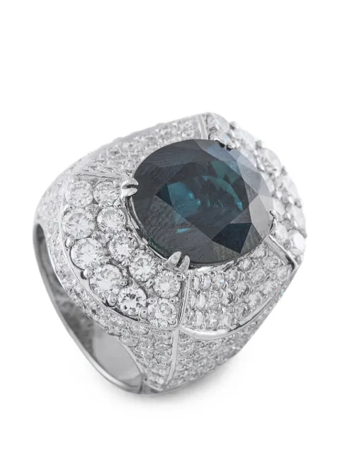 LB Exclusive sapphire and diamond ring