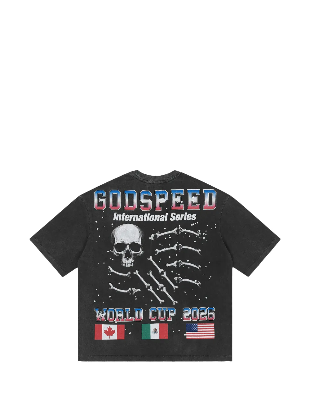 GODSPEED T-shirt met grafische print Zwart
