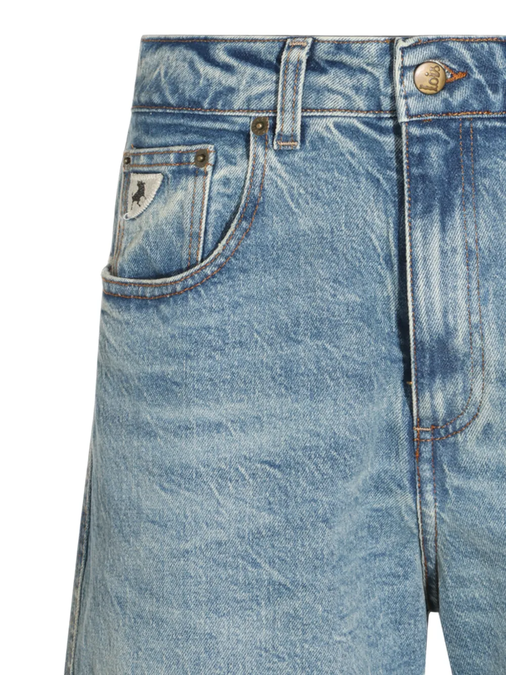 LOIS JEANS met vervaagd effect Blauw