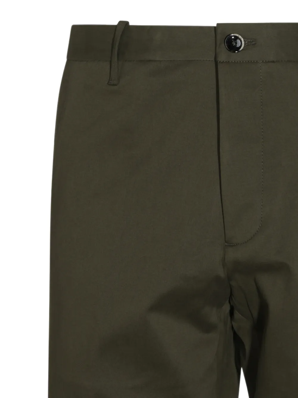 Nine In The Morning Broek met knoopsluiting Groen