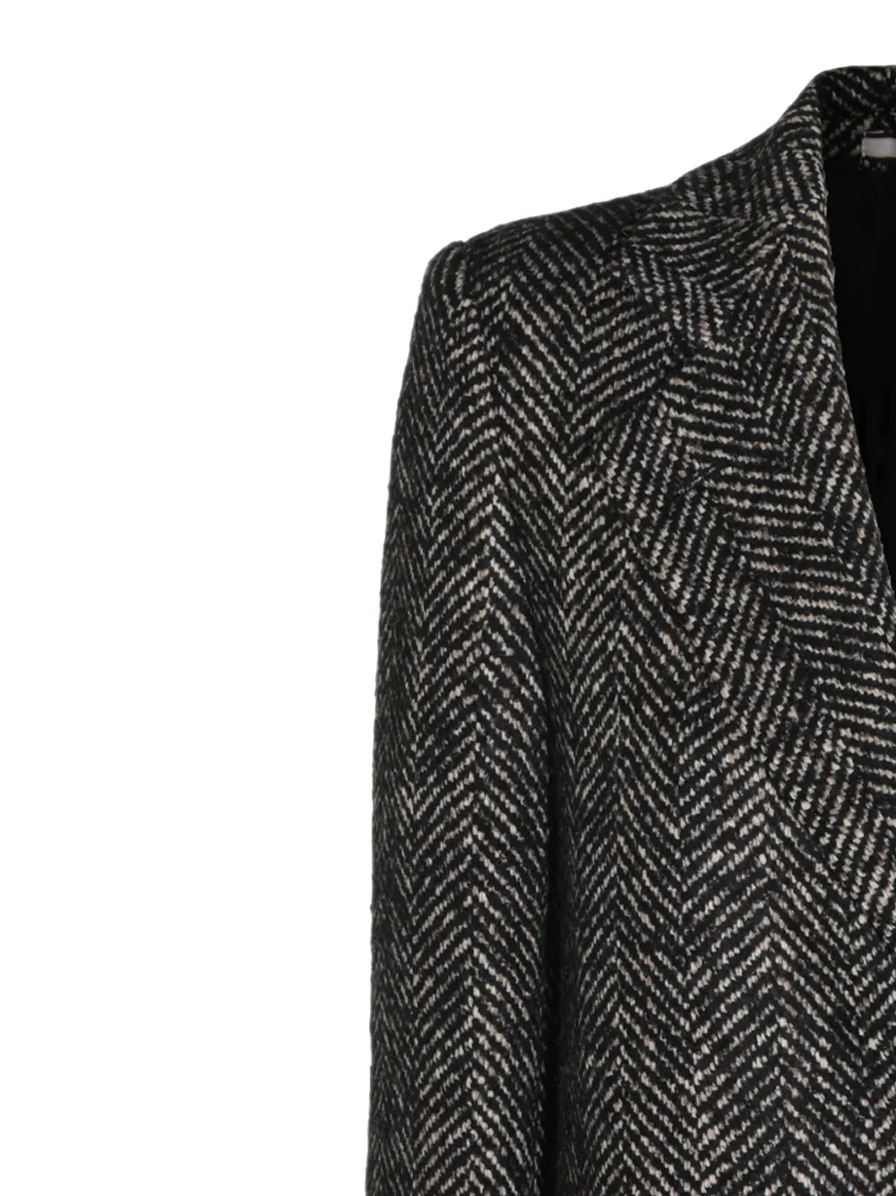 Tagliatore Jas met visgraat-patroon Zwart