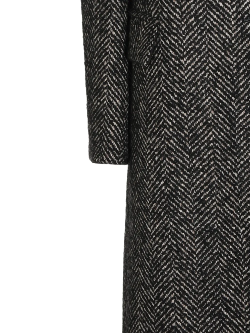Tagliatore Jas met visgraat-patroon Zwart