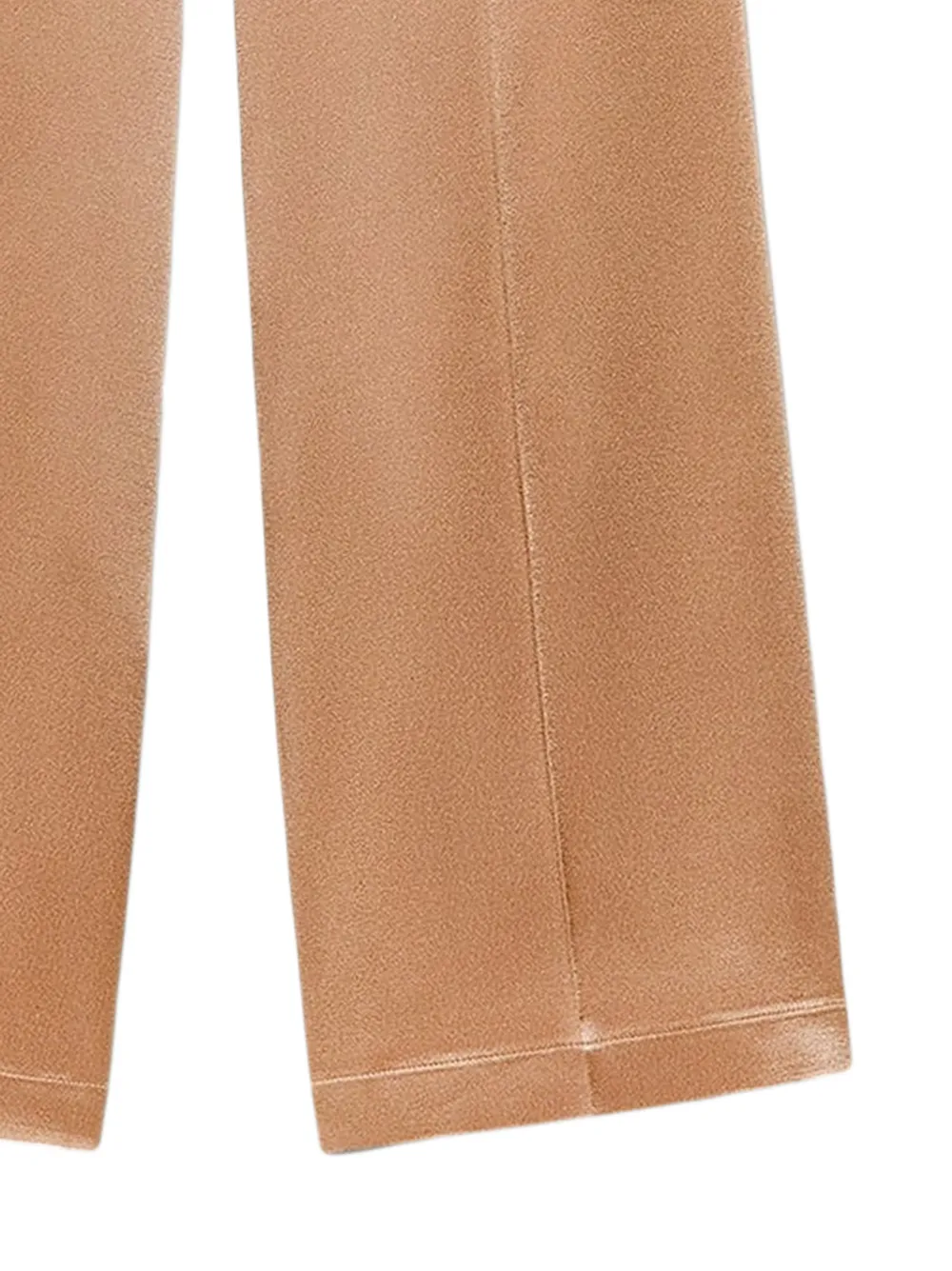 Forte Broek met wijde pijpen Beige