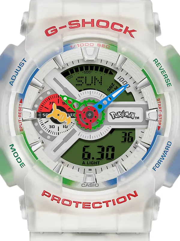 Casio Relógio GA-110 G-Shock x Pokémon De 51 Mm | Branco | FARFETCH BR