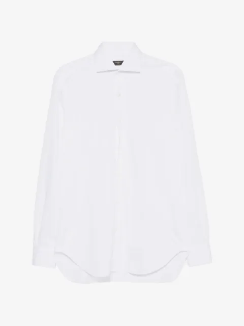 Barba spread-collar shirt