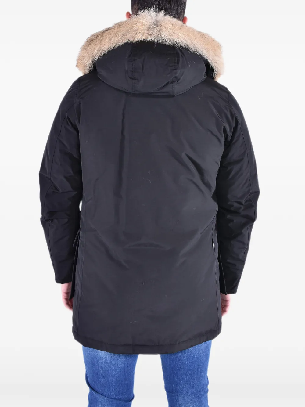 Woolrich Arctic afneembare parka Zwart