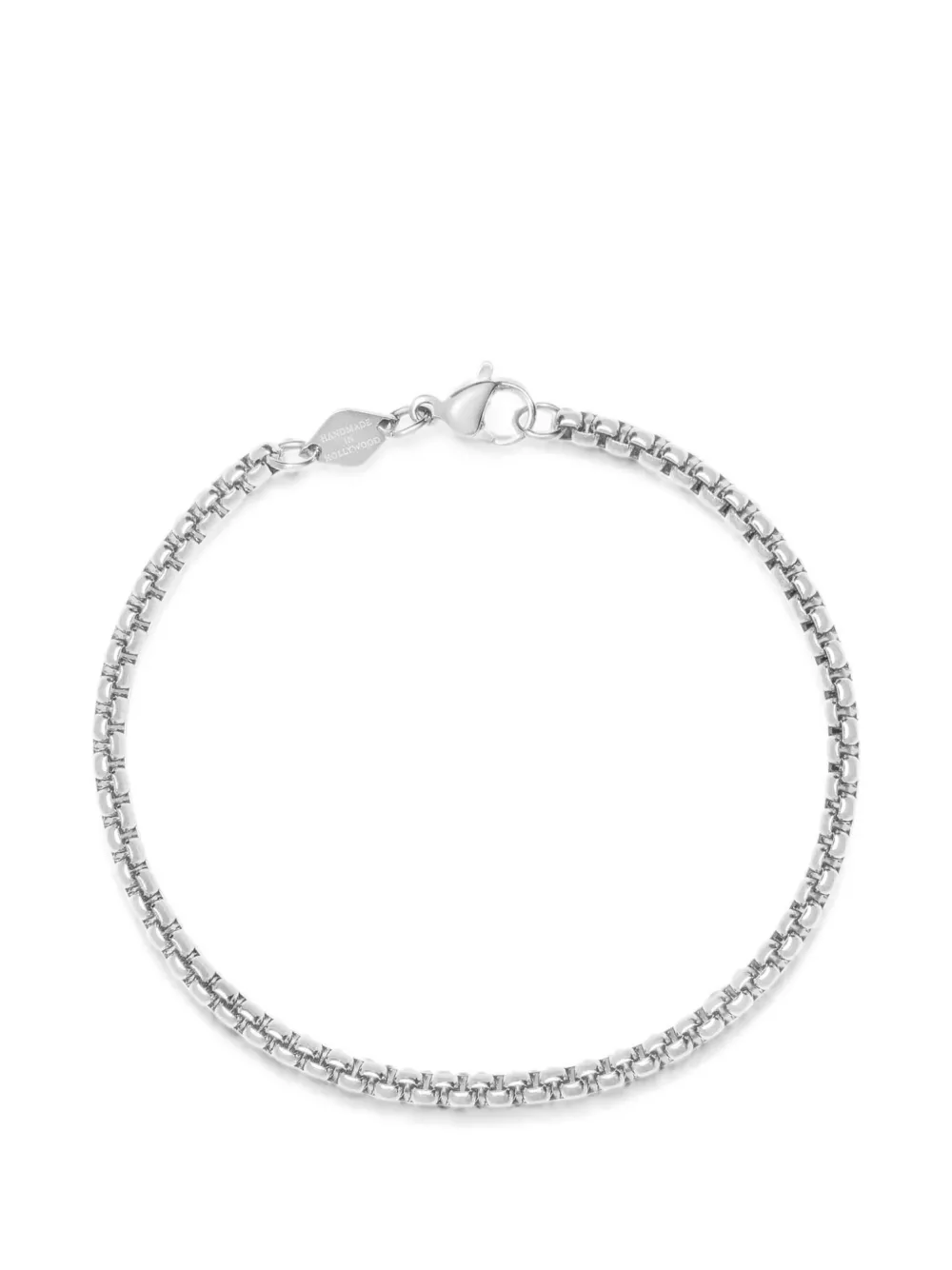 Nialaya Jewelry Mini Box Chain bracelet - Argento