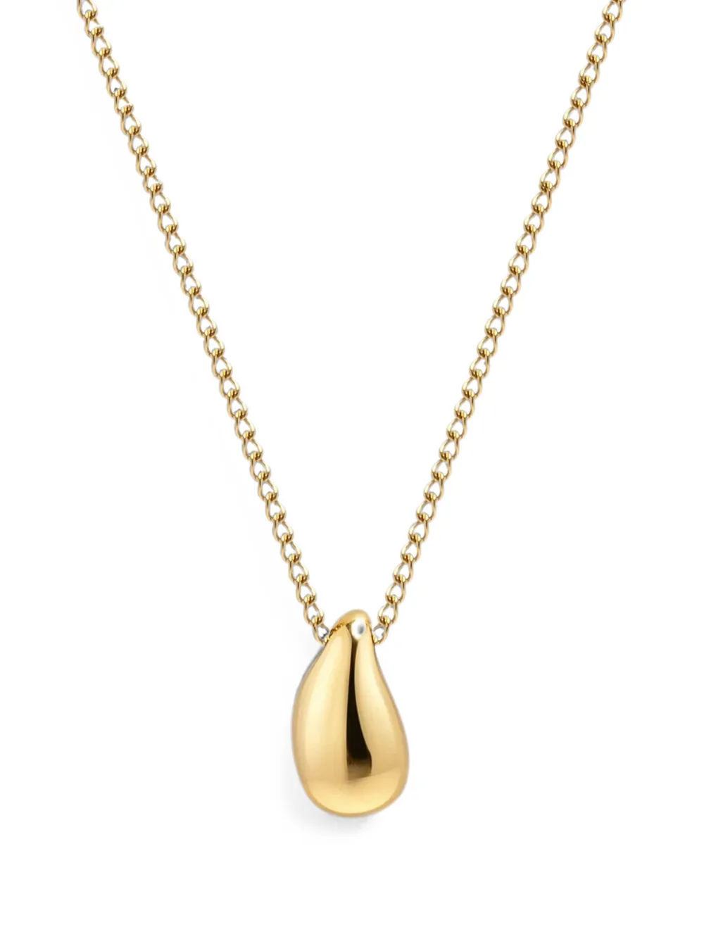 Nialaya Jewelry Halskette mit Tropfenanhängern - Gold