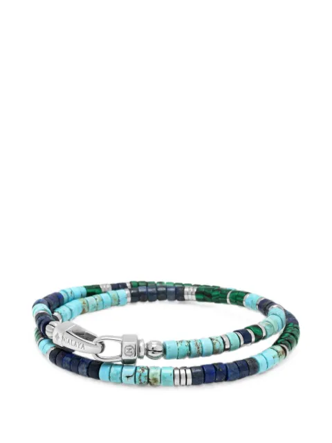Nialaya Jewelry Heishi double-wrap bracelets