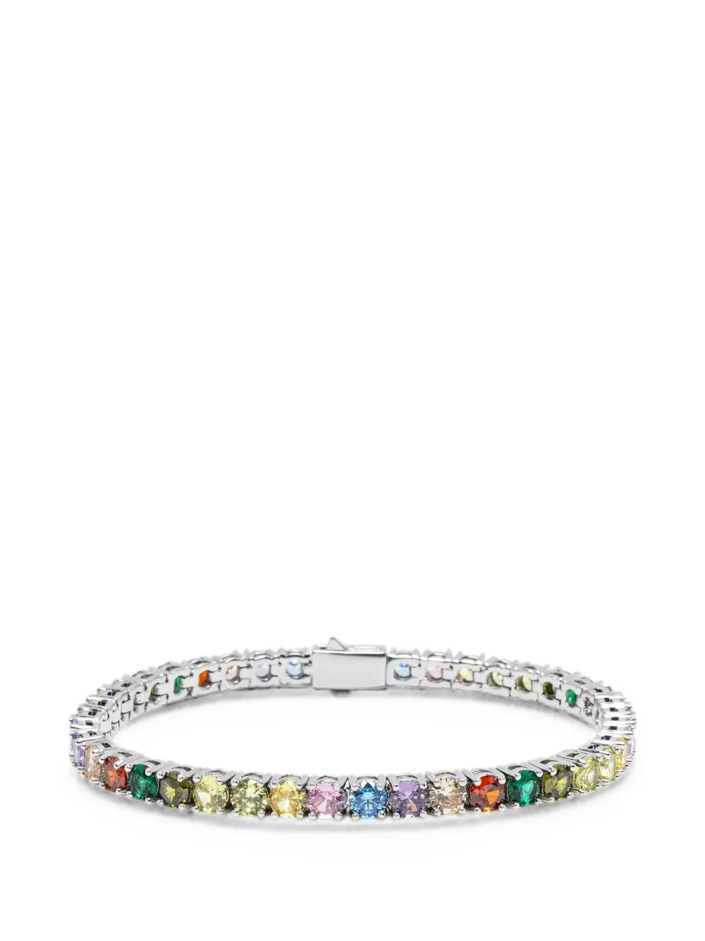 Nialaya Jewelry Tennis Armband mit Zirkonia - Silber