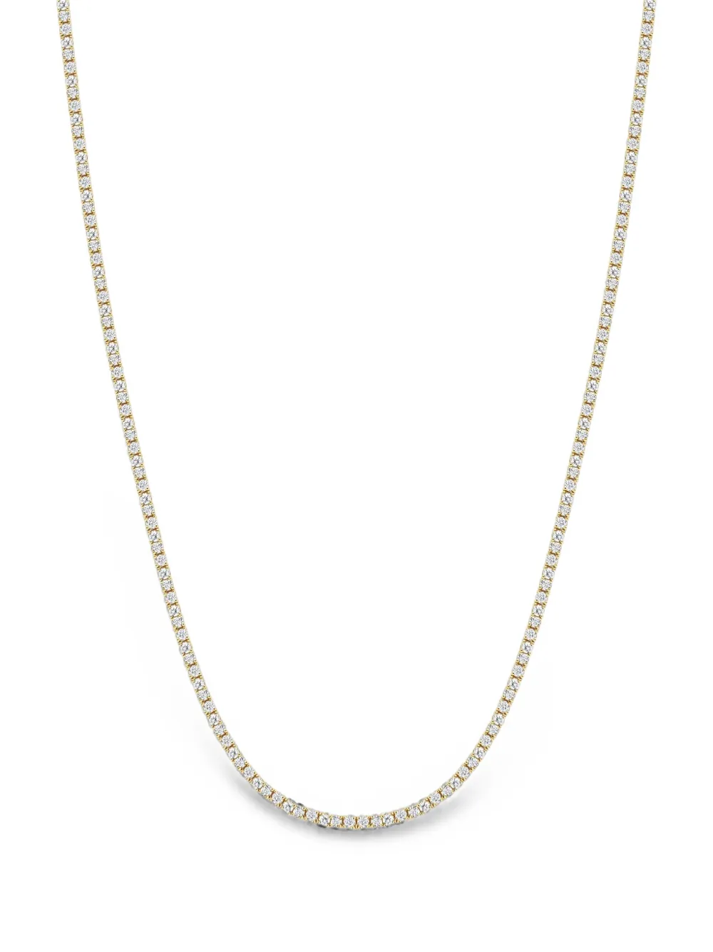 Nialaya Jewelry Mini Tennis Halskette - Gold