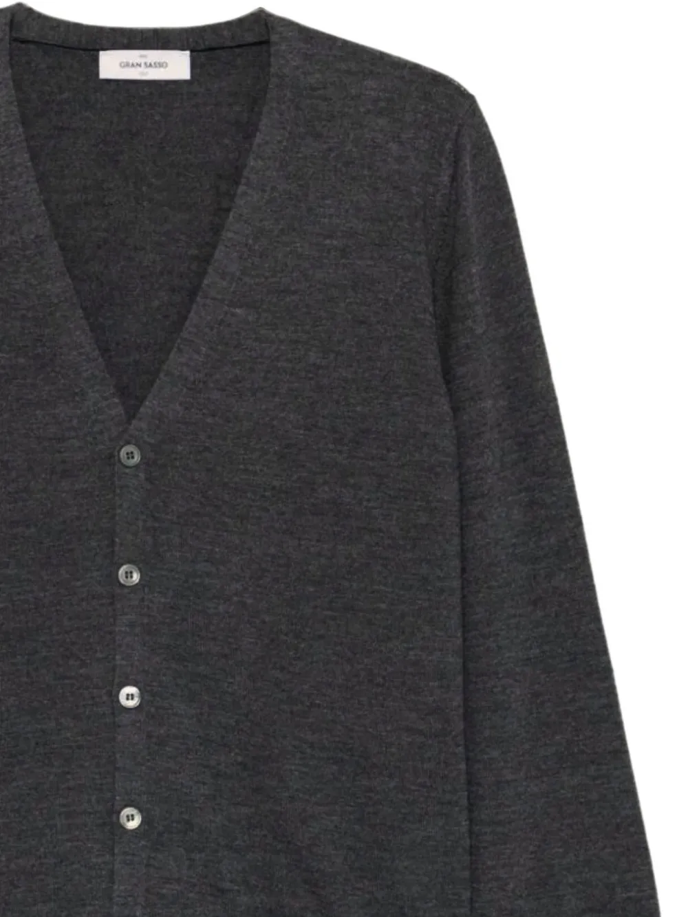 Gran Sasso Vest met V-hals Grijs