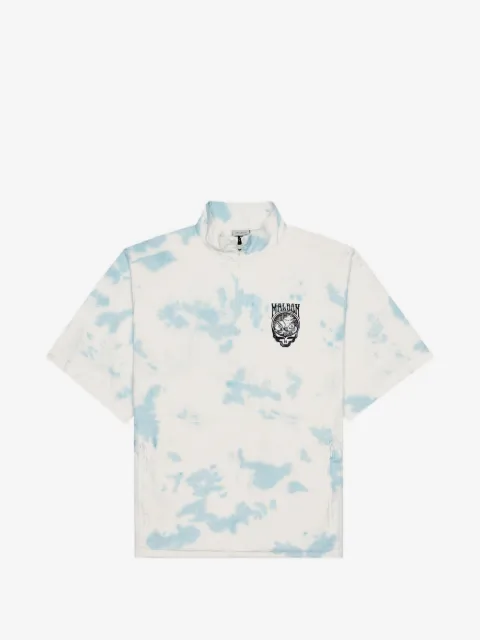 Malbon Golf Pine Reflection tie-dye graphic-print windshirt