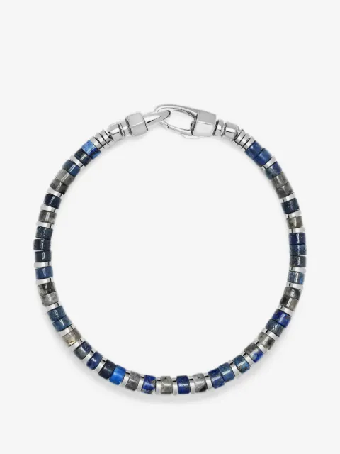 Nialaya Jewelry beaded logo-engraved bracelets