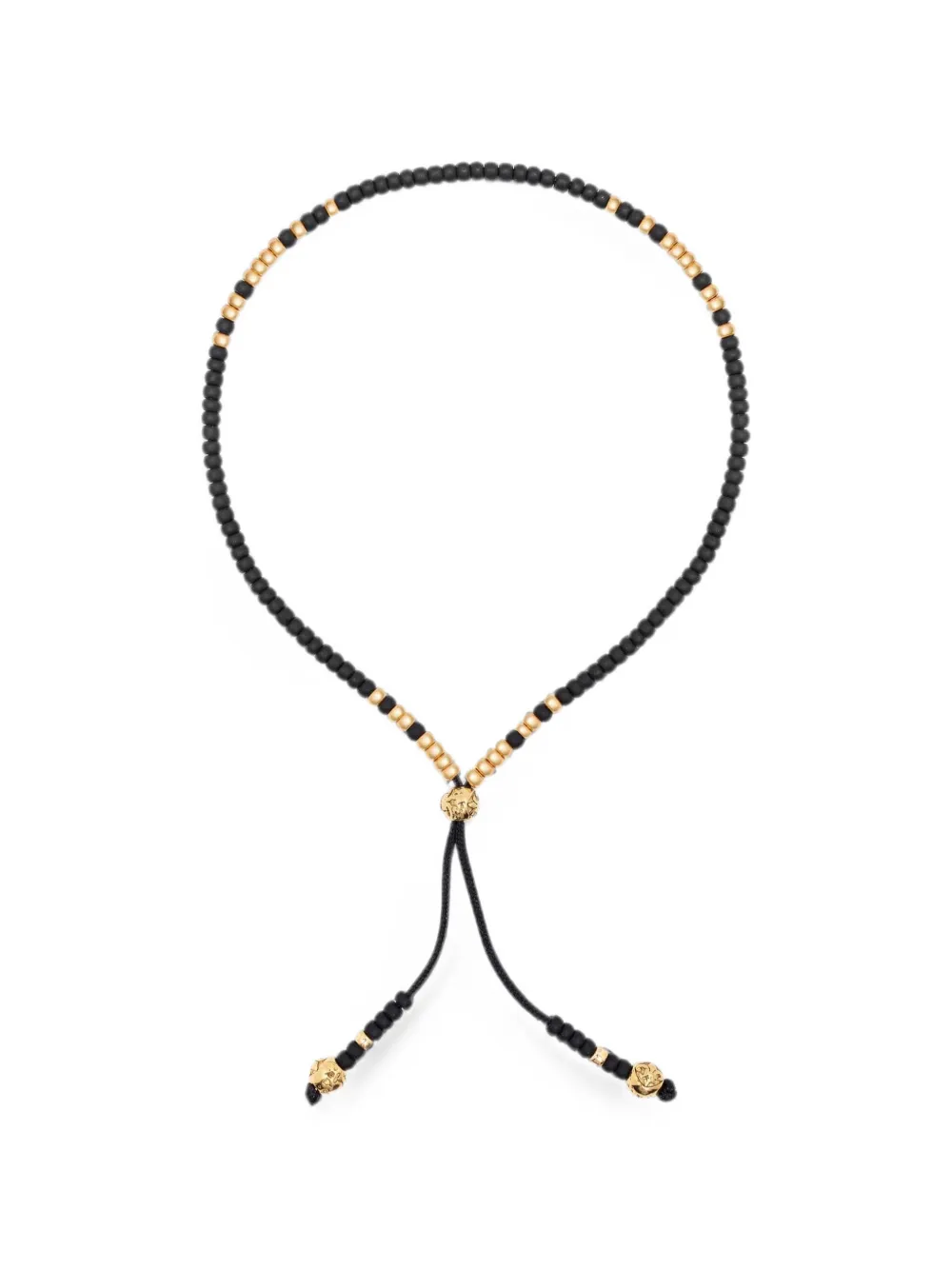 Nialaya Jewelry Bracciale con coulisse - Nero