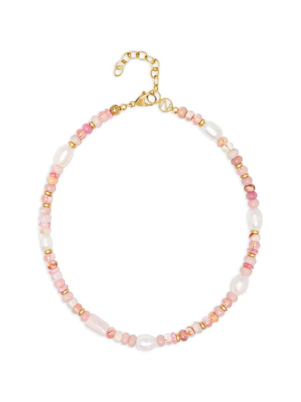 Nialaya Jewelry Halskette mit Perlen - Gold
