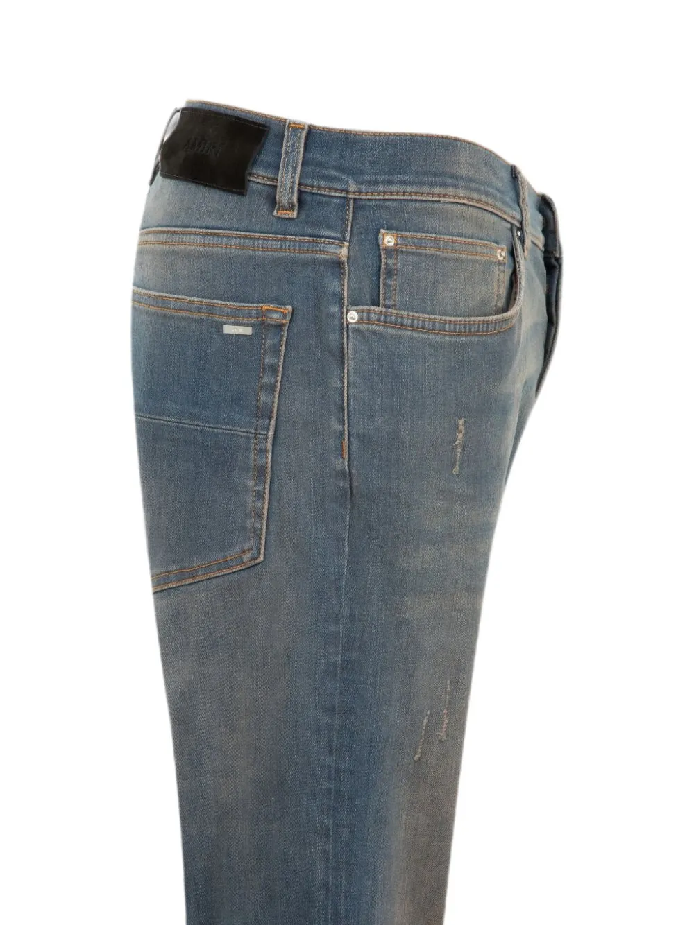 AMIRI Gerafelde jeans Blauw