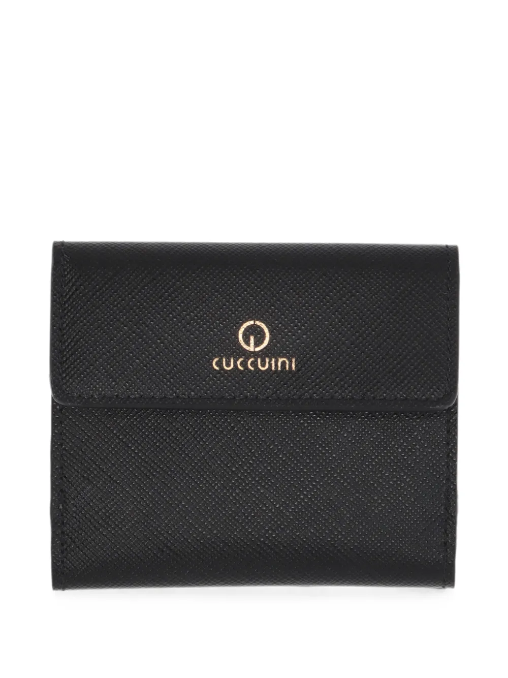 GIANNI CUCCUINI Portemonnaie mit Logo-Print - Schwarz