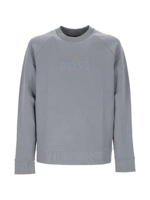 BOSS crewneck sweatshirt with a puffed logo