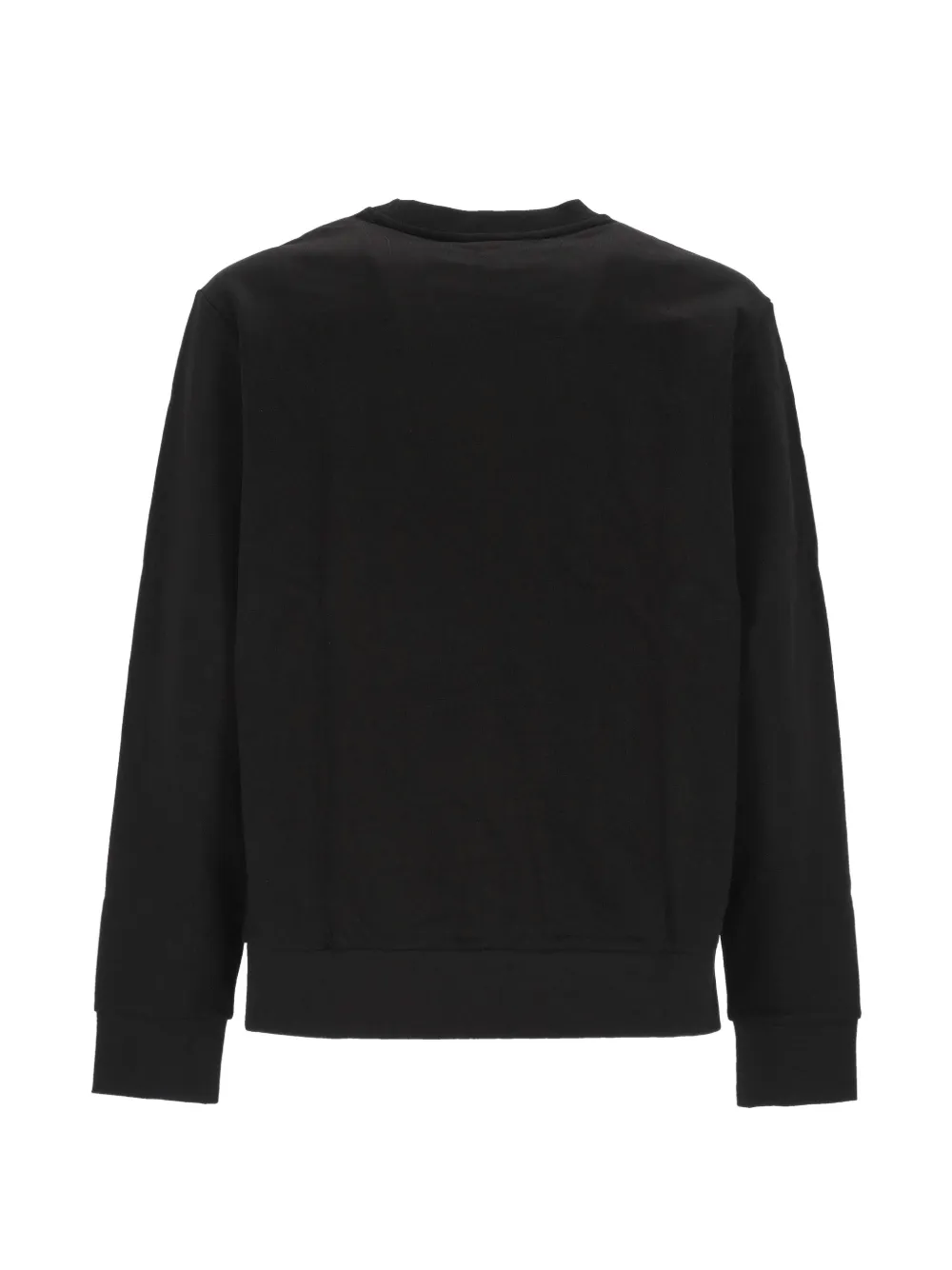 BOSS logo-patch sweater Zwart