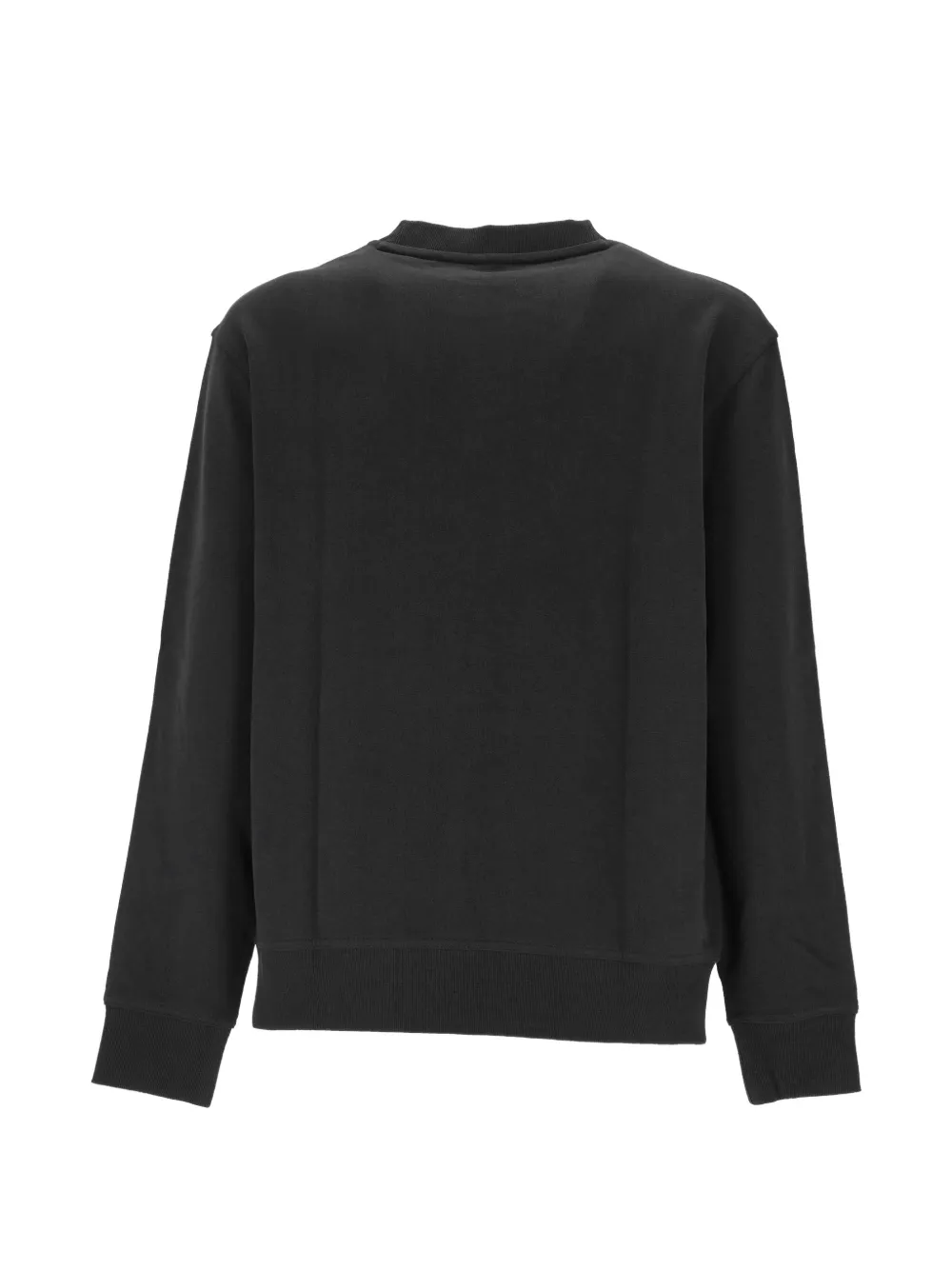 BOSS Ruimvallende sweater van katoenen badstof met geborduurd logo Zwart