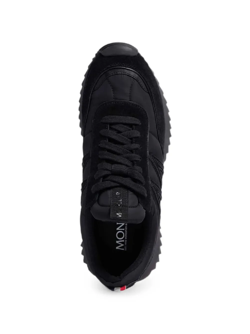 Moncler Pacey panelled sneakers Zwart