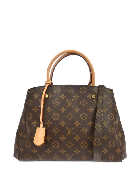 Louis Vuitton Pre-Owned 2017 MM Montaigne Monogram tote bag
