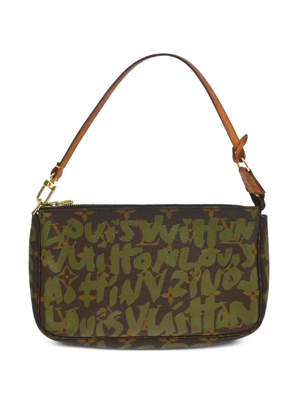 Louis Vuitton Pre-Owned x Mat Fowler 2001 Graffiti Pochette tote bag - Marrone