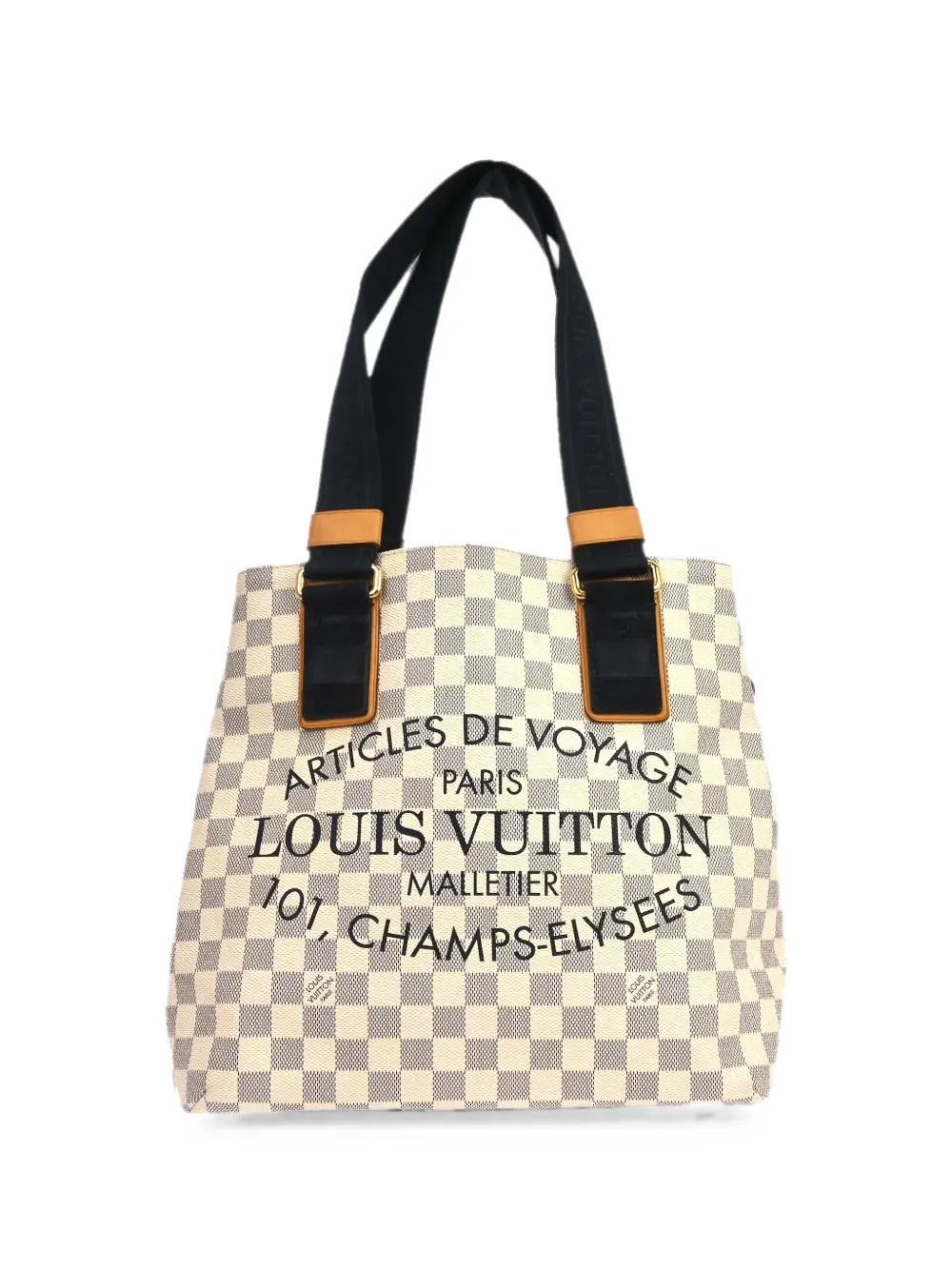 Louis Vuitton Pre-Owned 2012 Damier Azur Cabas tote bag - Nude