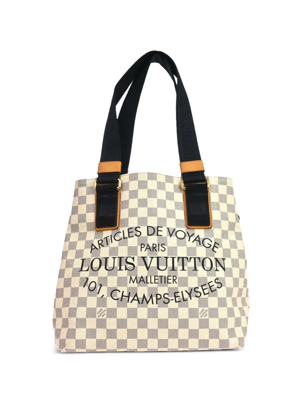 Louis Vuitton Pre-Owned 2012 Damier Azur Cabas tote bag - Nude