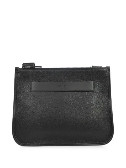 Prada Pre-Owned 2010-2020s Enamel Triangle shoulder bag