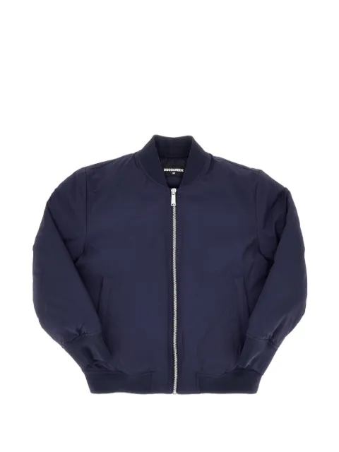 Burberry Kids zip-up bomber jacket