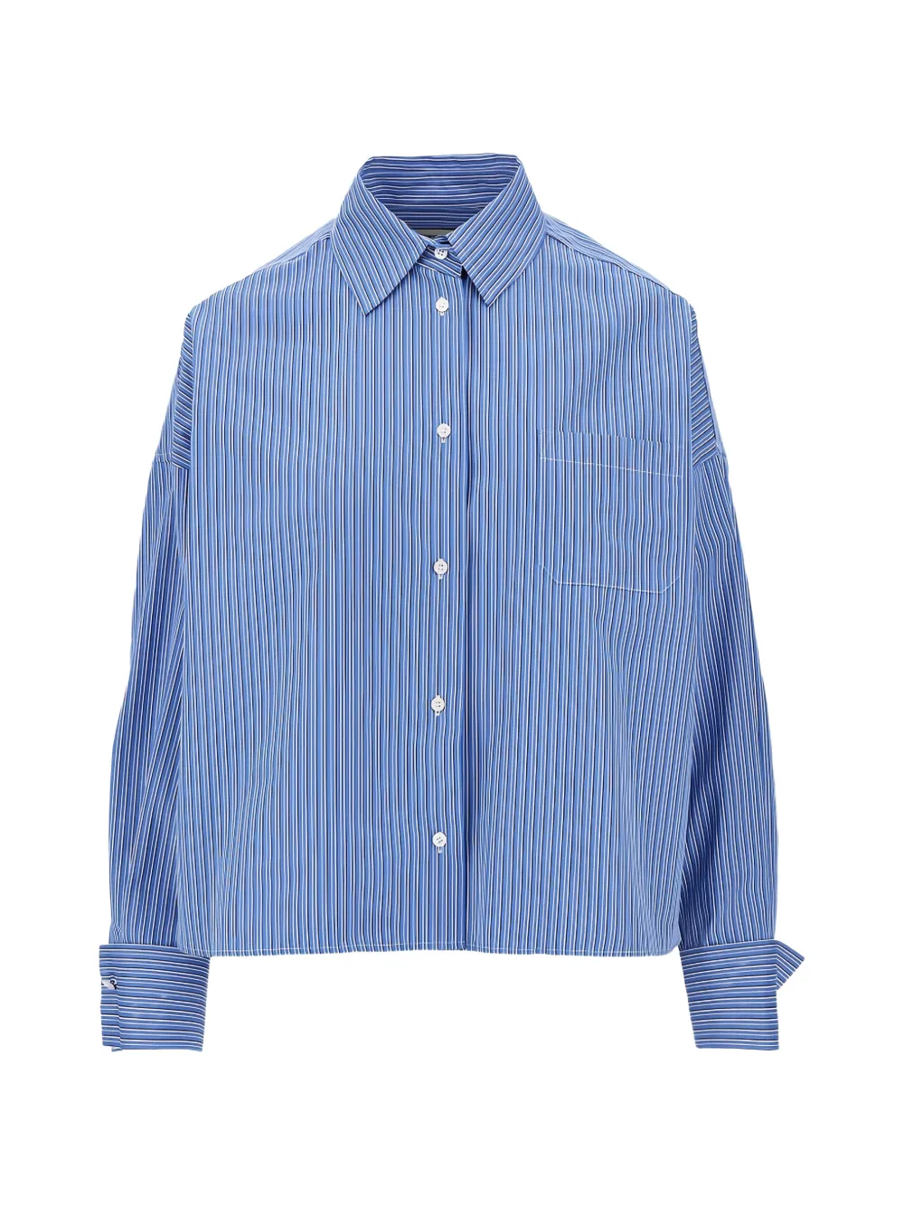 Weekend Max Mara cotton poplin shirt - cornflower blue