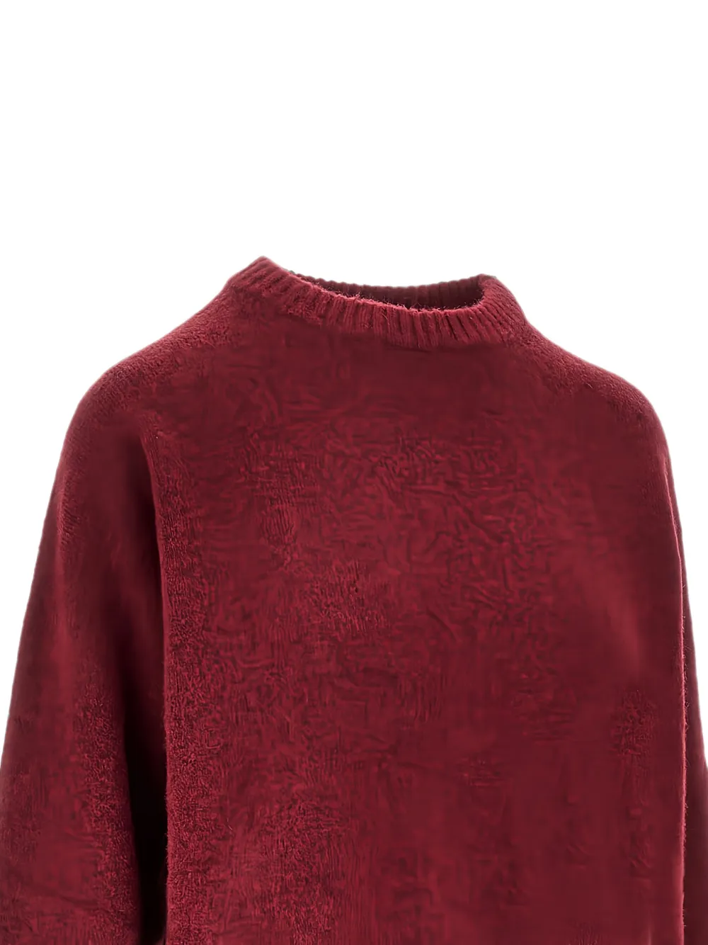 Weekend Max Mara Geribbelde sweater met ronde hals Rood