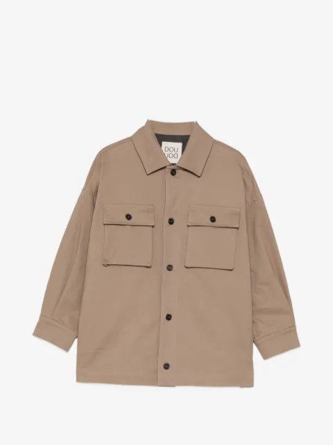 Douuod Kids button-up chest-pocket jacket
