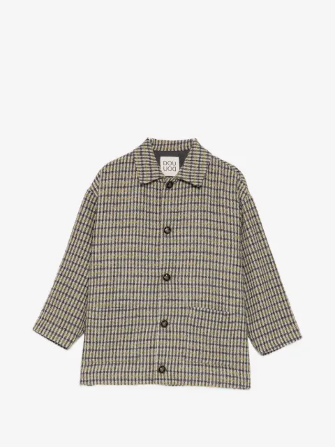 Douuod Kids check-pattern jacket
