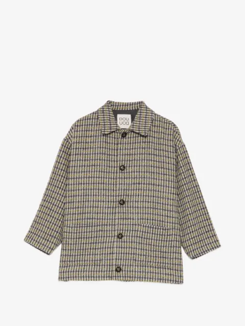 Douuod Kids check-pattern jacket