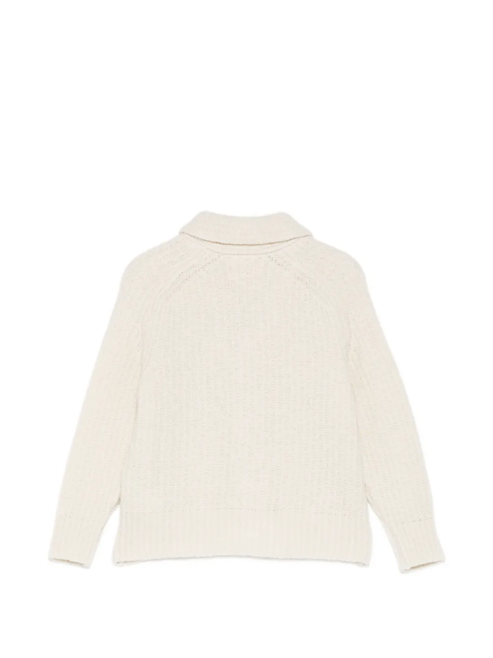 Douuod Kids Ribgebreid vest Beige