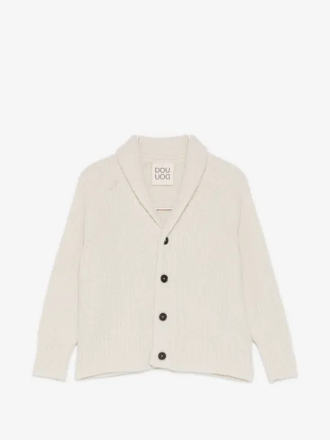 Douuod Kids ribbed-knit cardigan