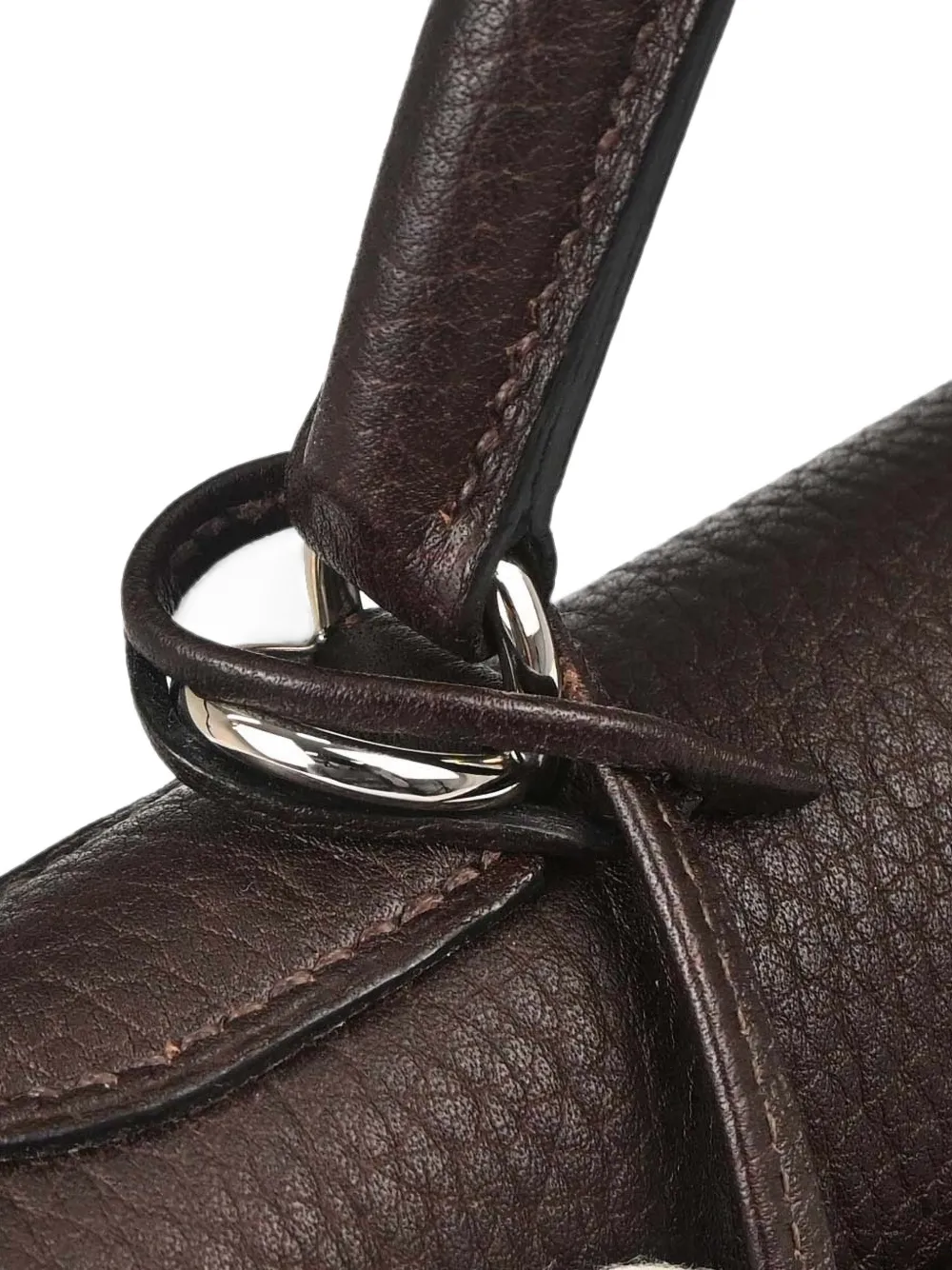 Hermès Pre-owned 2007 Fjord Kelly 32 Sellier Tote Bag in Brown, view 4