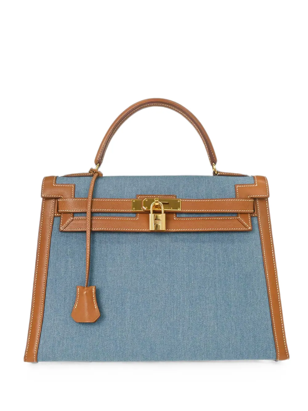 Hermès Pre-Owned 1996 Kelly 32 Sellier tote bag - Blue