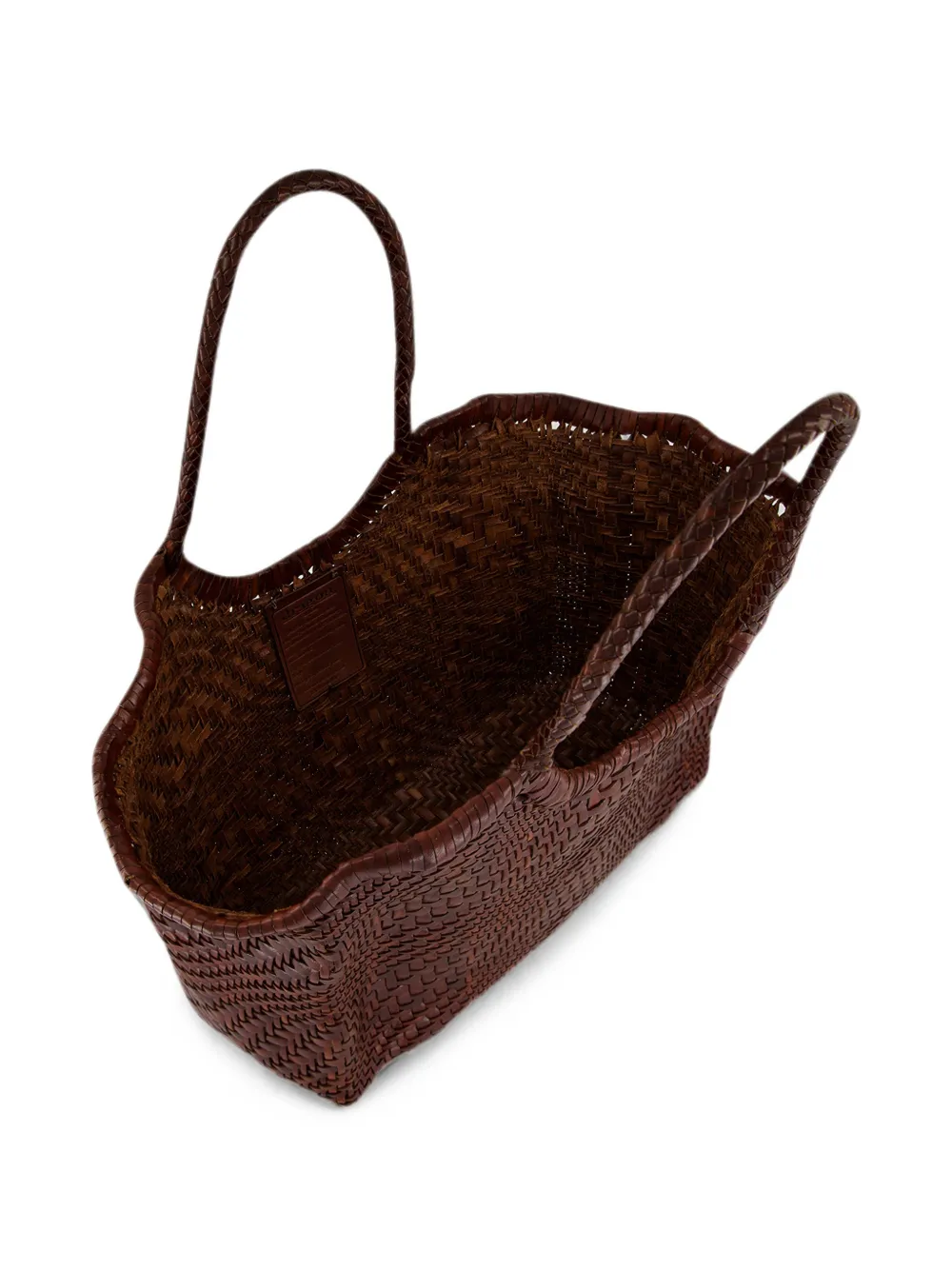 DRAGON DIFFUSION Nantucket leren shopper Bruin