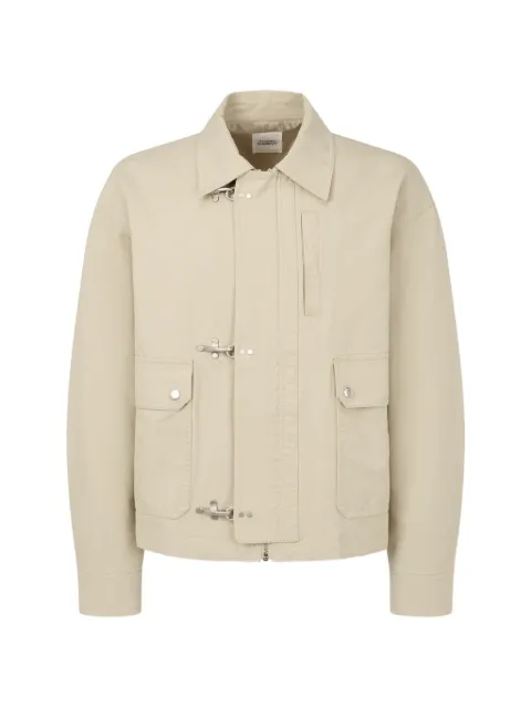 TOMBOY lobster-clasp-fastening flap-pocket jacket